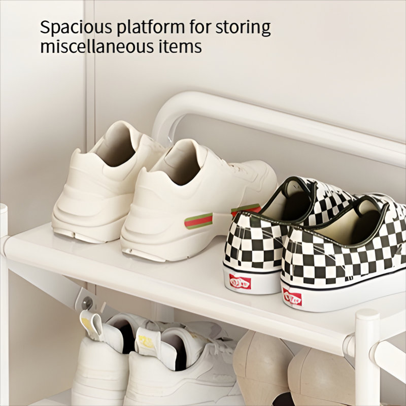 Pull-Out Shoe Rack - Foldable Dust-Proof Shoe Storage Shelf With Easy Assembly