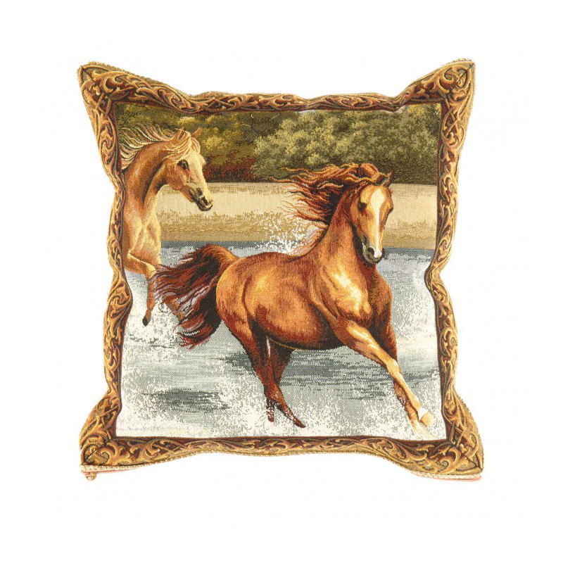 COUSSIN DE TAPISSERIE HORSE