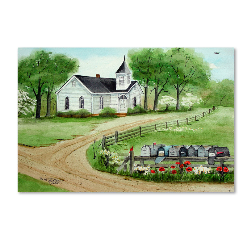 Dugazon 'Plateau Methodist 2' Print on Wrapped Canvas, 16" H x 24" W