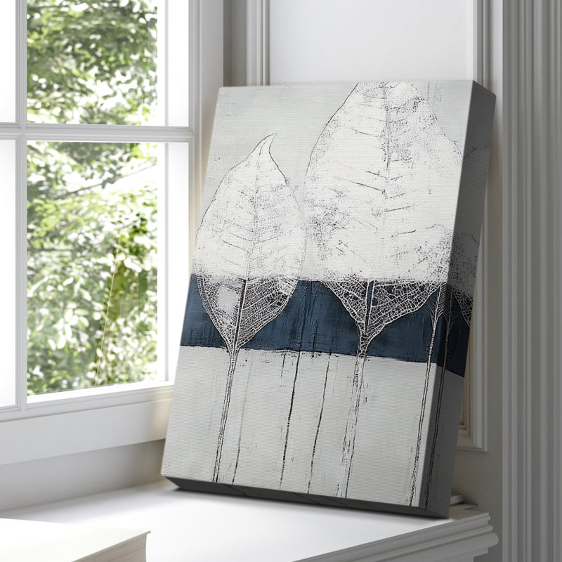 Toile tendue avec châssis abstrait Lxxx - prêt à être accroché , H 36 po x l 24 po