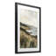 «Northern Coast Cliffside», reproduction d'art sous verre encadrée par Petal Prints Design-130825867-130825869
