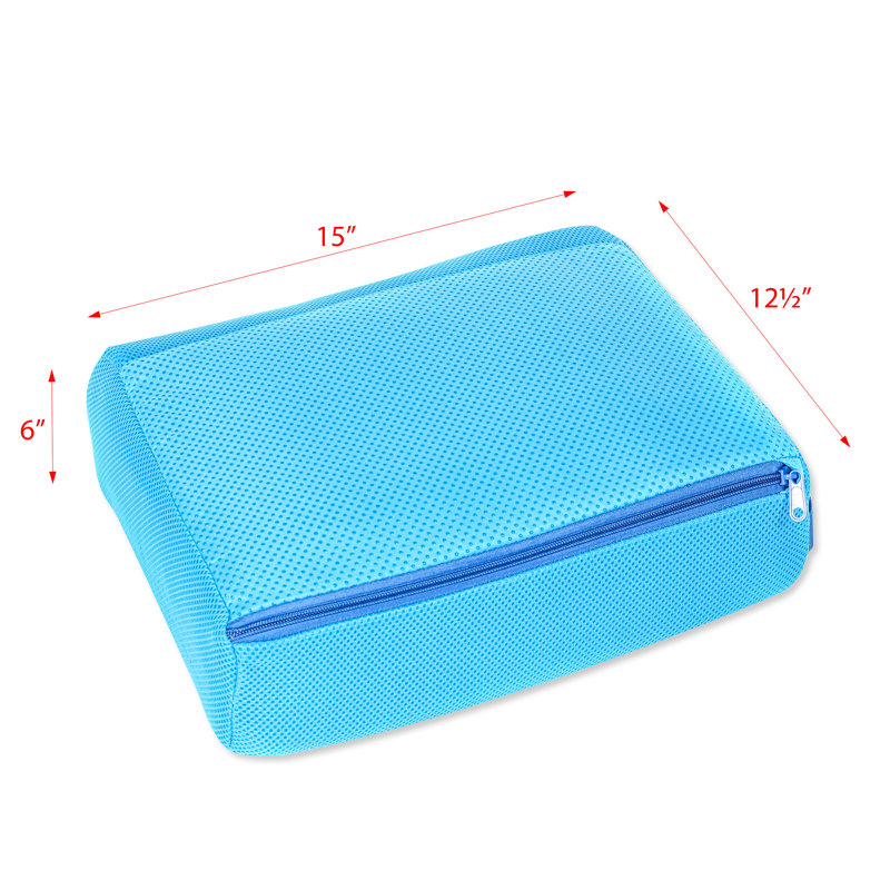 Siège antidérapant de 15 po de couleur bleu Trademark Innovations