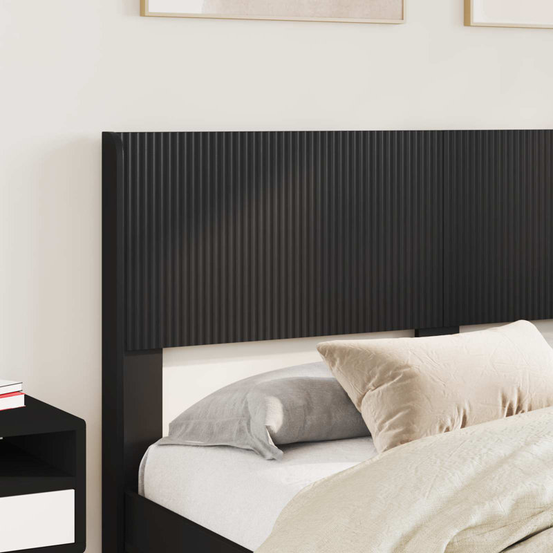 Headboard, European Double (140 x 200 cm), Black