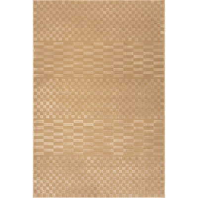  Faelora Checkered Washable Area Rug