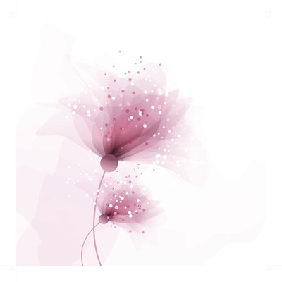 Pastel Flowers by Magnolja - Wrapped Canvas Print