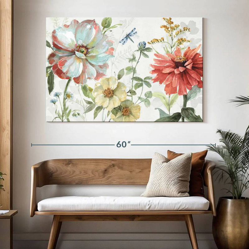 Harnek Spring Meadow II, 34" H x 51" W