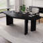 Bureau en bois massif noir Free Form-875672670