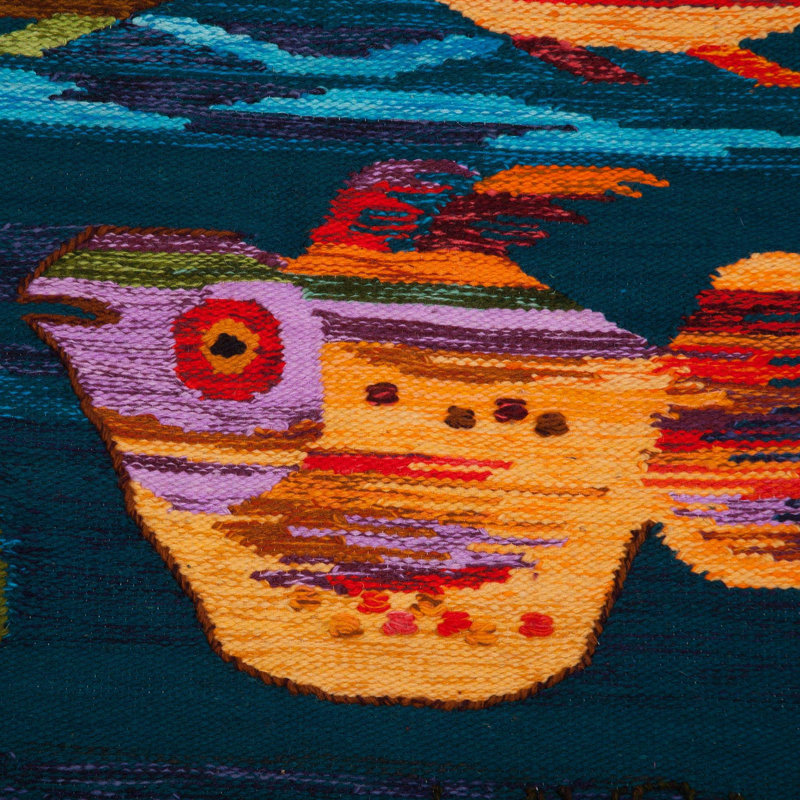 Hand Woven Wool Tapestry