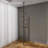New Style With Trays Adjustable Laundry Pole Clothes Drying Rack Coat Hanger DIY Floor To Ceiling Tension Rod Storage Organizer For Indoor, Balcony-2132486843