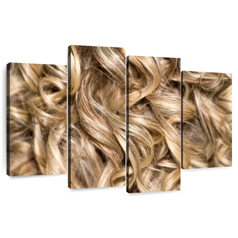 Golden Curly Hair, H 27 po x l 43 po