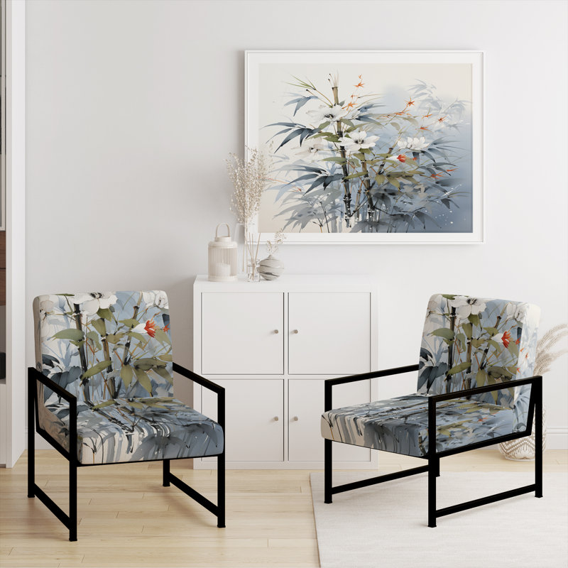 Fauteuil d'appoint Curtisville - Apple Blossom, Noir, noir, noir, noir