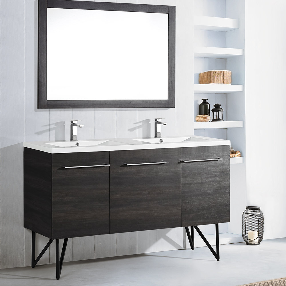 Swiss Madison 59" Bathroom Vanity Top Sink & Reviews - Wayfair Canada