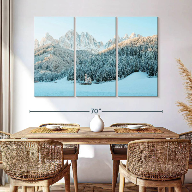 Forêt d'hiver des Dolomites d'Alvord, H 42 po x l 65 po