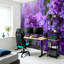 Papier peint adhésif pelez et collez fleurs lilas auto-adhésif et amovible-130059954
