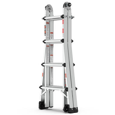 Louisville Ladder 12 ft. Fiberglass Cross Step Ladder with 300 lbs