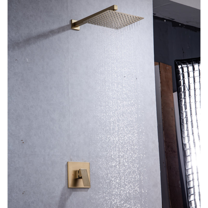 Shower Faucet with Rough-in Valve, Brushed Nickel
