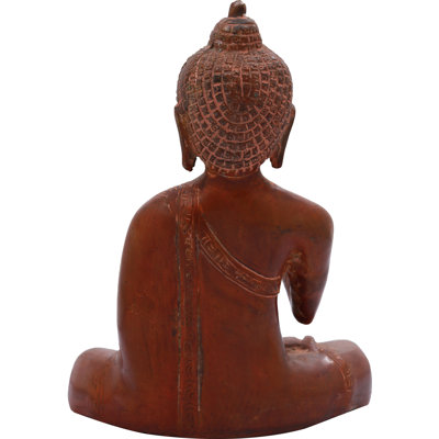 Bouddha bénissant 7 po (divinité bouddhiste tibétaine) en laiton | Fait à la main | Fabriqué en Inde