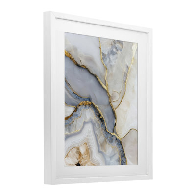 «Glitterering Layers of Agate», reproduction encadrée sous verre, conception de Svetlana Aleynikova