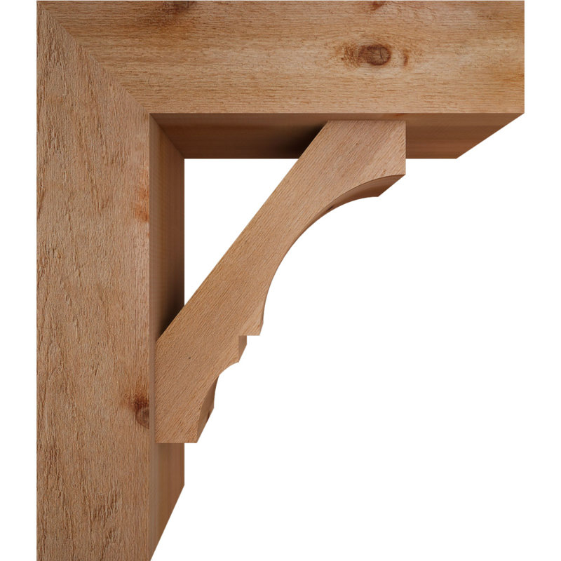 Support de bloc Balboa avec entretoise décalée, 30 x 26, Cèdre rouge occidental de l 8 po (scié brut)