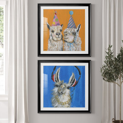 " Llama Party " 2 - Pieces