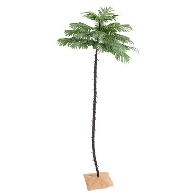 Lighted Artificial Tropical Christmas Tree