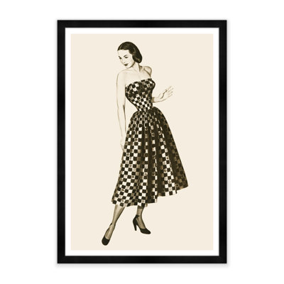 Mid Century Fashion Print