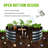  2 Pack 4x2x1ft Galvanized Raised Garden Bed, Planter Boxes Outdoor Metal Garden Beds For Planting Vegetables Flowers Herbs Dark Gray