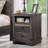 18"W Farmhouse Nightstand with Charging Station & 2 - Drawers-1433943526