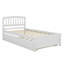 Lit simple avec lit gigogne en bois-330577361