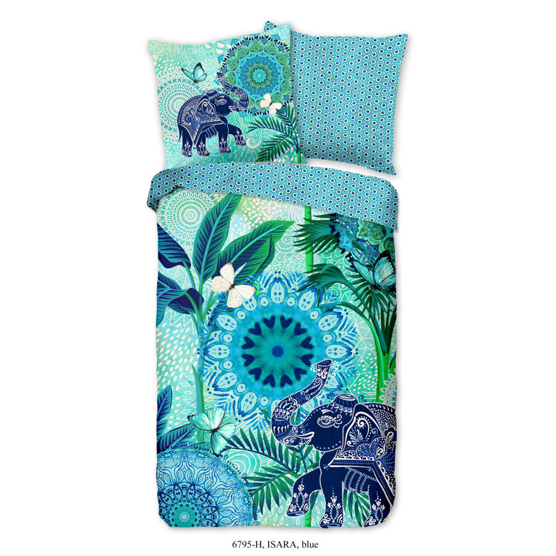 Satin Duvet Cover Set, 135 x 220 cm + 1 Standard Pillowcase