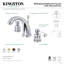 Robinet de salle de bain espacé Kingston-25314023