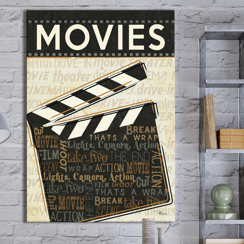 Film-reproduction sur toile tendue, H 30 po x l 18 po