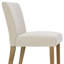 Chaises de salle à manger rembourrées en bois massif l 18,5 po Alesana (ensemble de 2)-540620379