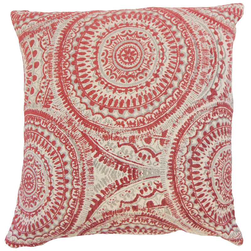 Coussin Chione, Bois flotté, 20 po x 20 po, Polyester / bourre de polyester