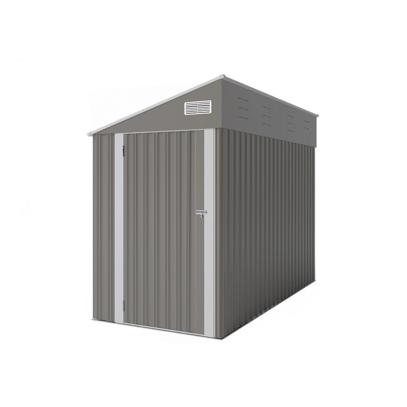 Remise de rangement bicolore en option Campcraft, porte à charnière simple, conception structurelle solide, bonne ventilation, surface avec film protecteur et convenant à divers cas de figure