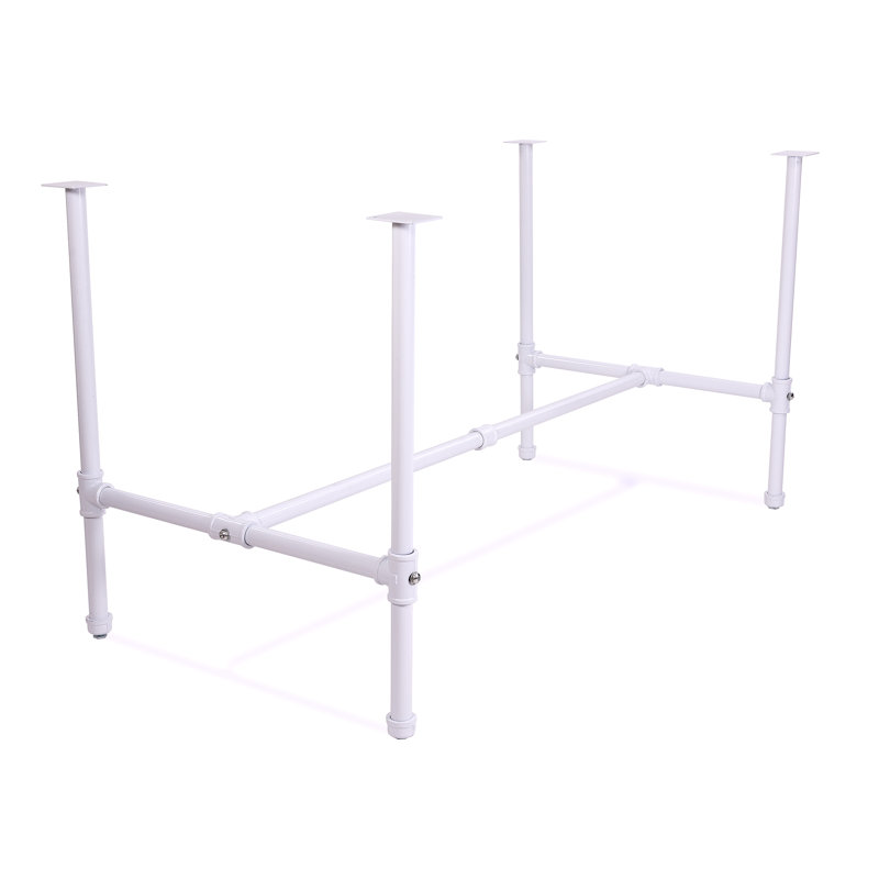 Margate Table Base, 30.5" H x 58" W x 30" D, White