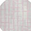 Tapis intérieur lavable rayé rose et ivoire 8 pi