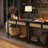 39.4" Console Table With 2 Drawers-869901310