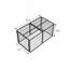 Polis 63.7" Metal Dog Kennel with Top Panel & Adjustable Door-124391691