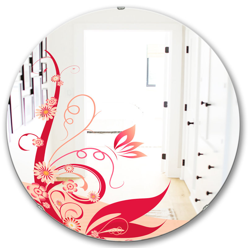 Miroir d'appoint vibrant sans cadre, H 23,6 po x l 23,6 po