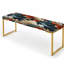 Ocean of Tranquility Mediation - Banc rembourré doré bord de mer-135356672