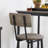 Upholstered Adjustable Height Counter Stool