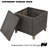 Square Outdoor Side Table , 23.6 " W 23.6 " D