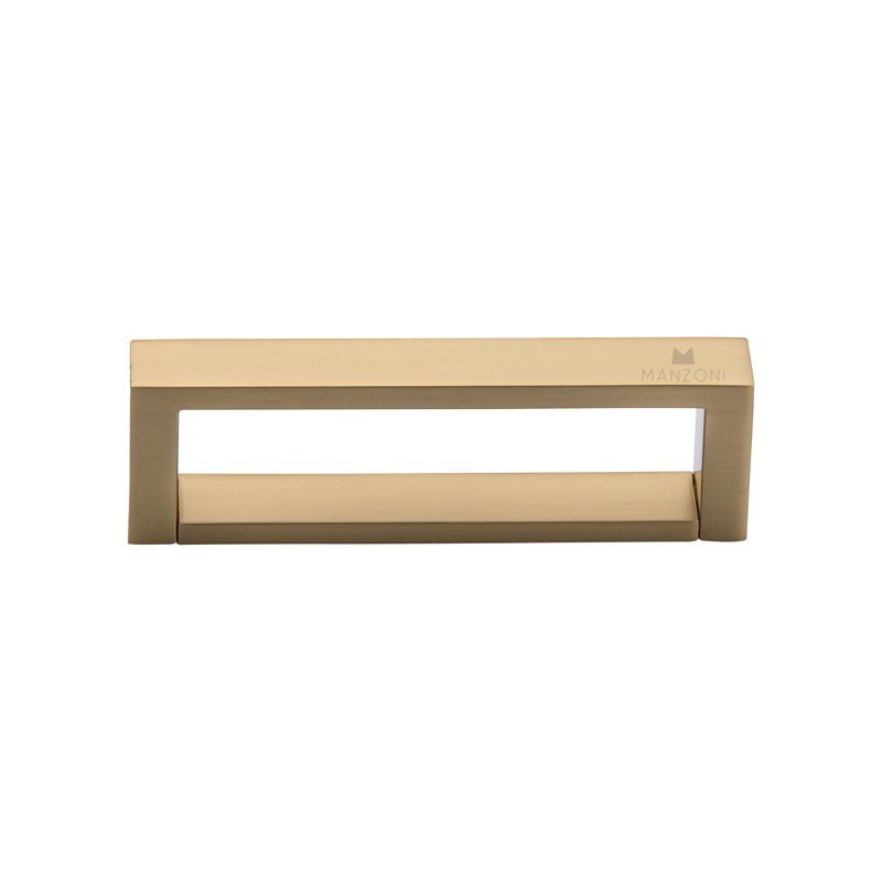 12 5/8" Center to Center Bar Pull, 3 3/4", Satin Brass