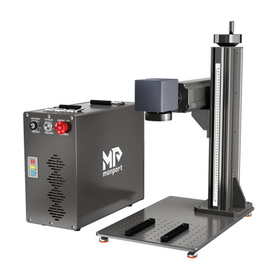 Graveur laser à fibre MOPA divisé de 100 W par GT et machine de marquage des couleurs avec mise au point automatique