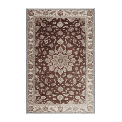 Machine Washable Tabriz Gray Area Rug