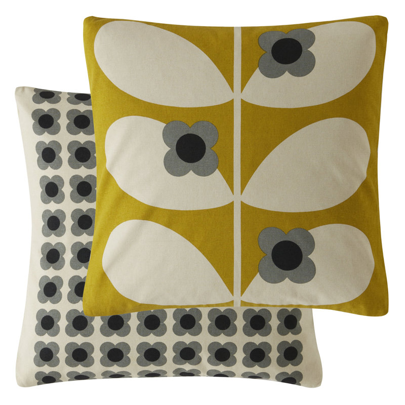 Wild Rose 45X45 Feather Cushion, Dandelion