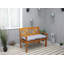 Sharadan Solid Wood Pine Outdoor Bench-967119132-967119130