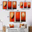 Persimmon Presence Moon - ensemble de 3 décorations murales lune-809239152-809239154