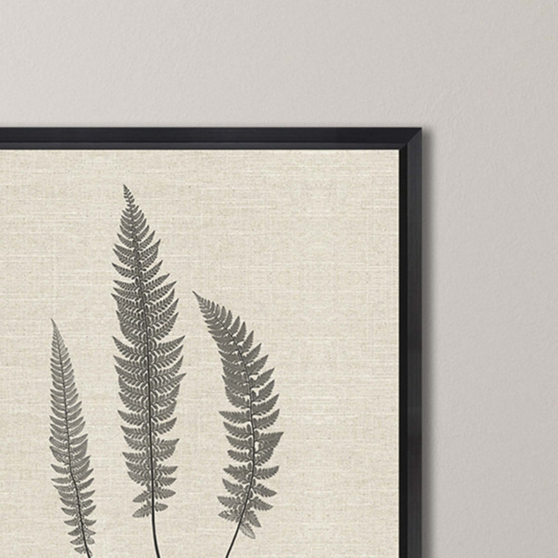 « modern ferns ii » par langdon-2 pièces de l’ensemble d’impression sur cadre photo